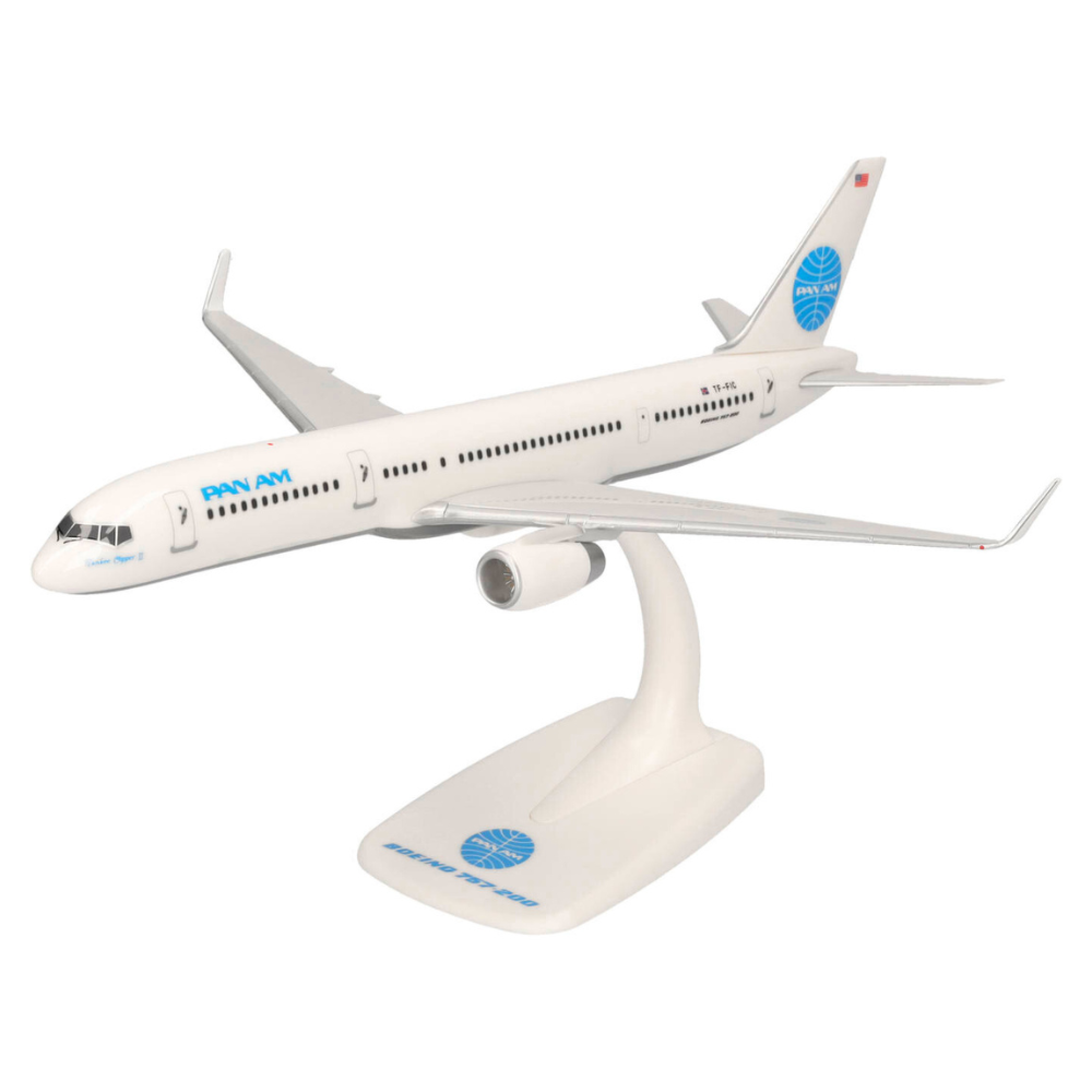 Herpa Snap-Fit Flugzeugmodell Icelandair Boeing B757-200 "Hekla Aurora" (1:200)